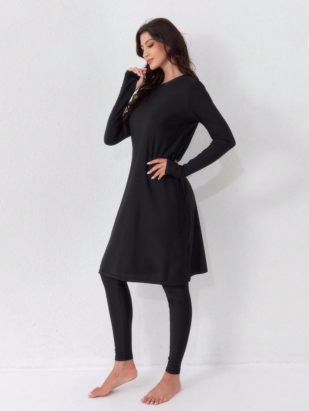 Costum de baie SHEIN, negru