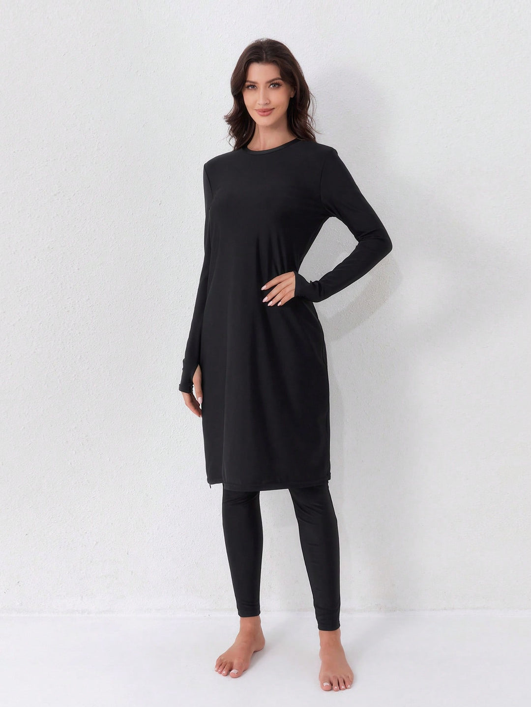 Costum de baie SHEIN, negru