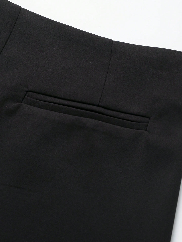 Pantaloni scurți SHEIN, negru