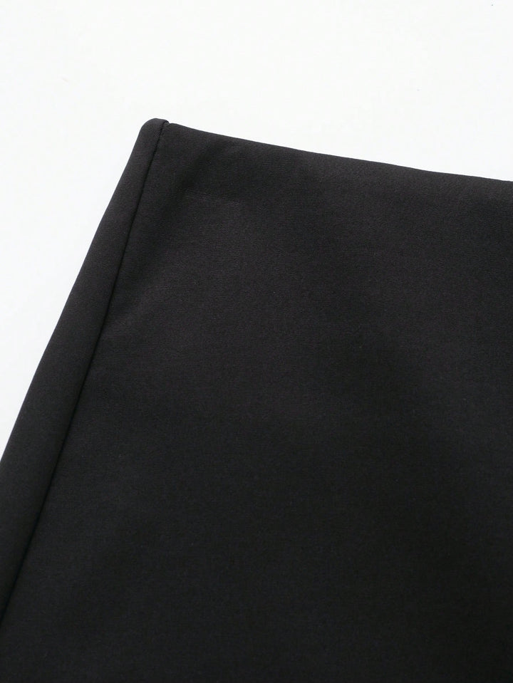 Pantaloni scurți SHEIN, negru