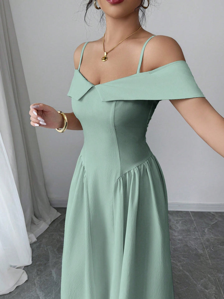 SHEIN maxi ruha, zöld