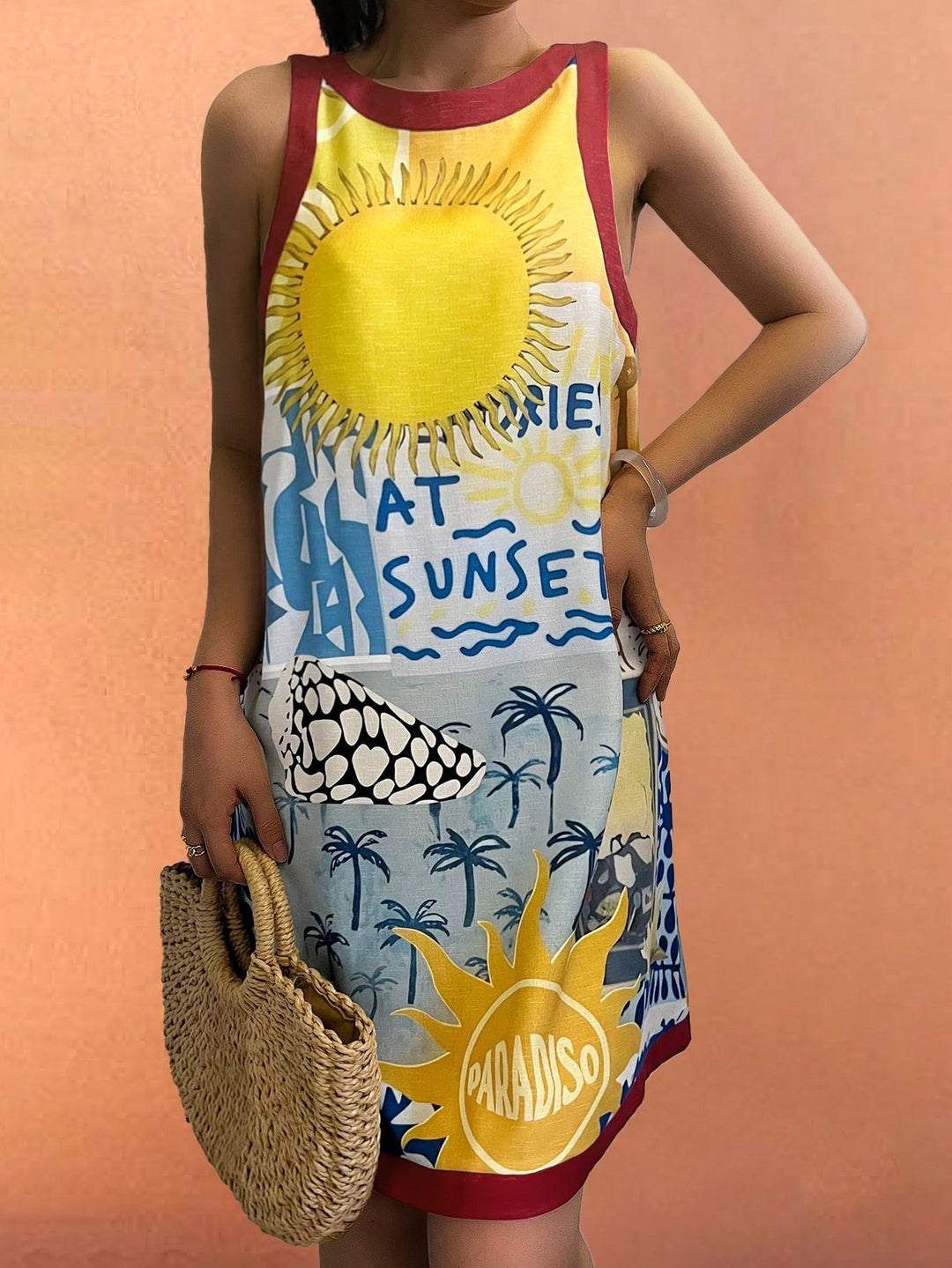 Rochie scurtă SHEIN, mix culori