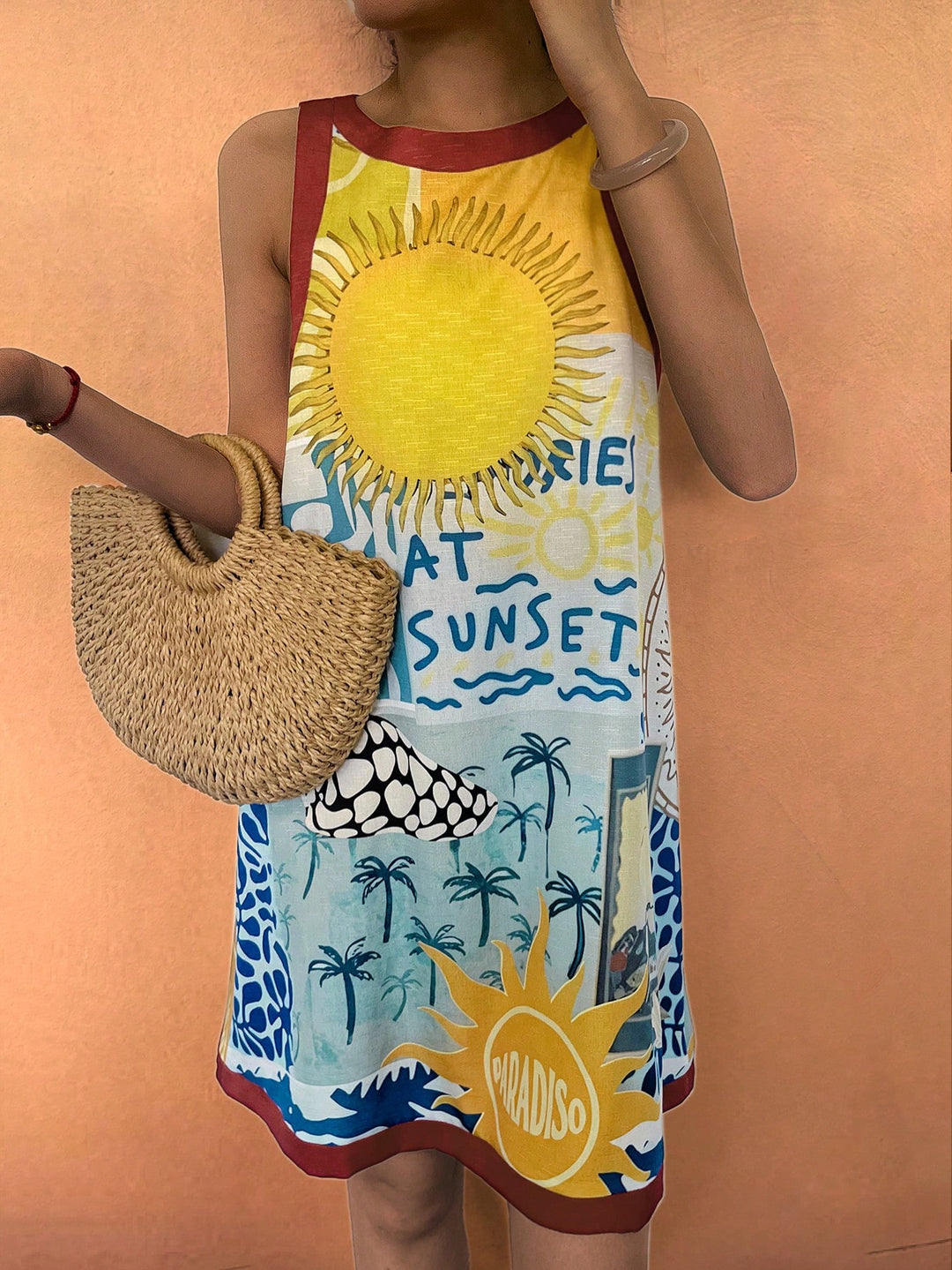 Rochie scurtă SHEIN, mix culori