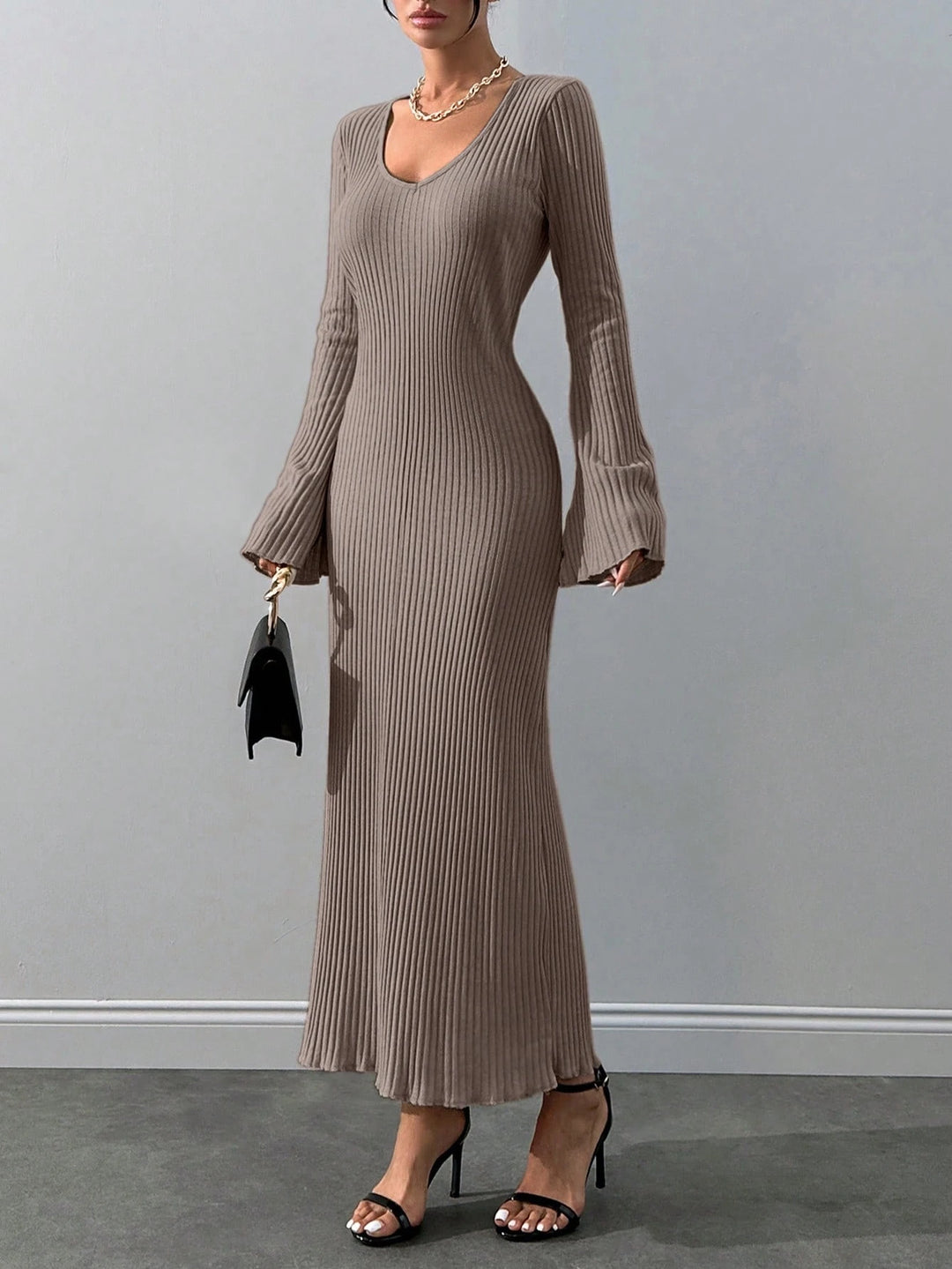 Rochie maxi Shein, maro