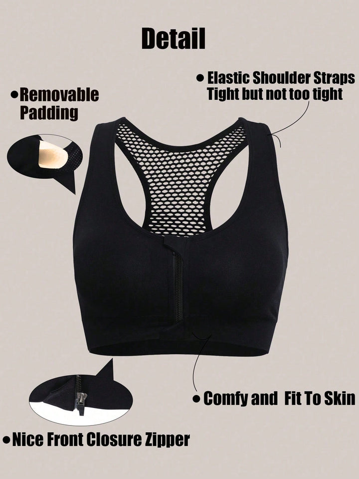 Bustieră sport SHEIN, negru