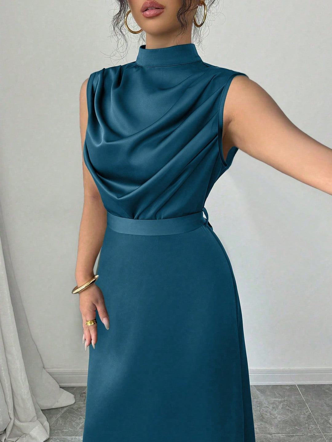SHEIN Maxi ruha, kék