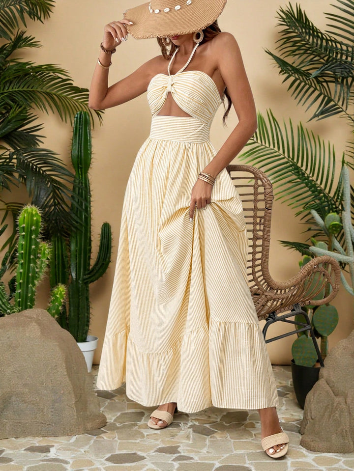 Rochie maxi SHEIN, galben