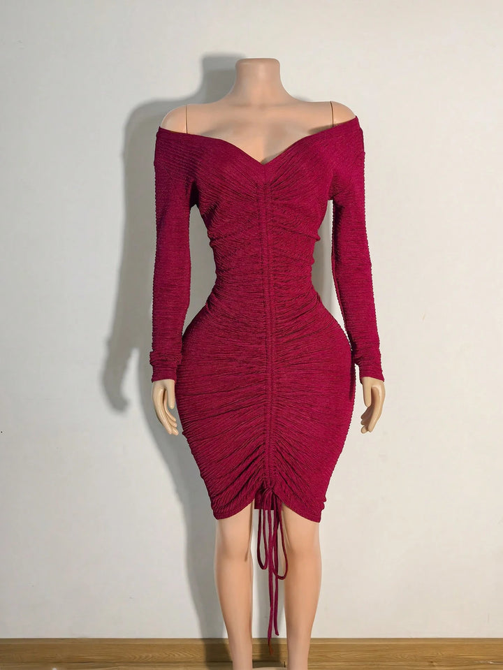 Rochie mini SHEIN, vișiniu
