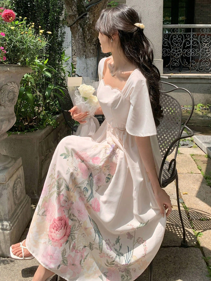 Rochie maxi SHEIN, alb