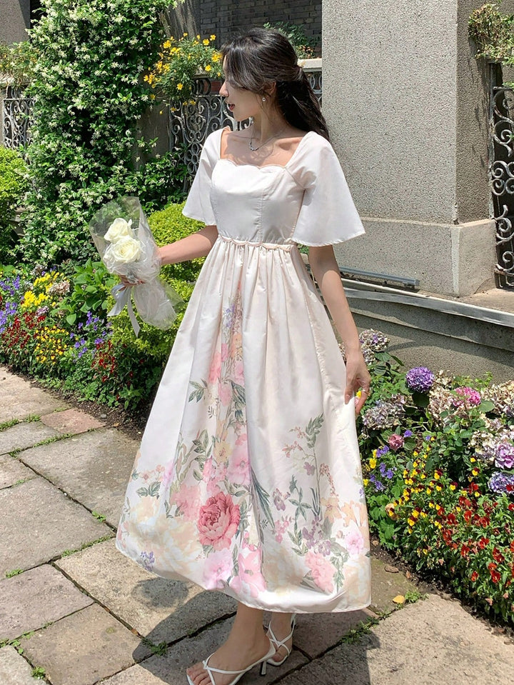 Rochie maxi SHEIN, alb