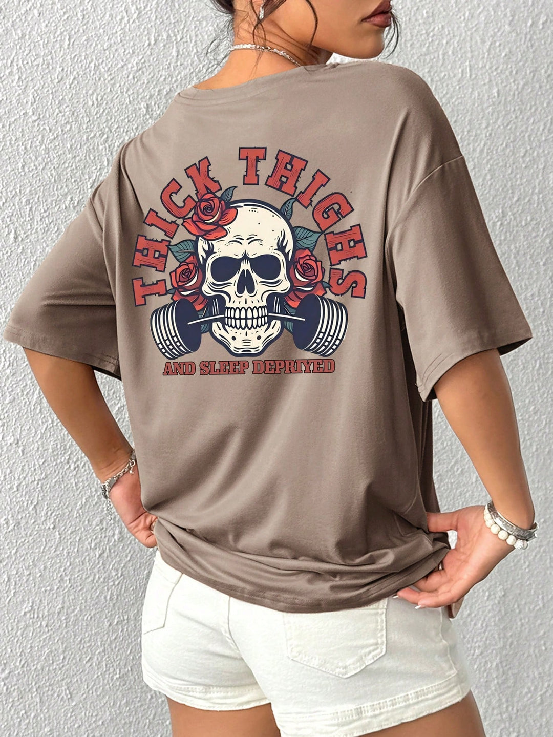 Tricou SHEIN, kaki