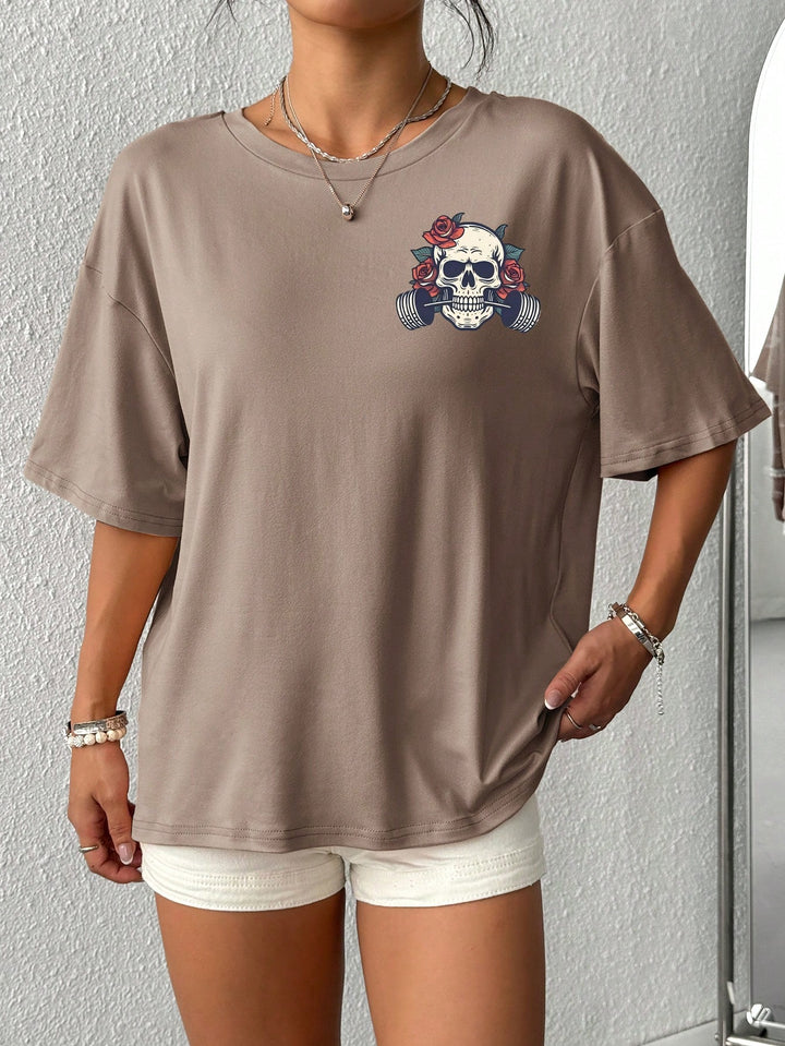 Tricou SHEIN, kaki