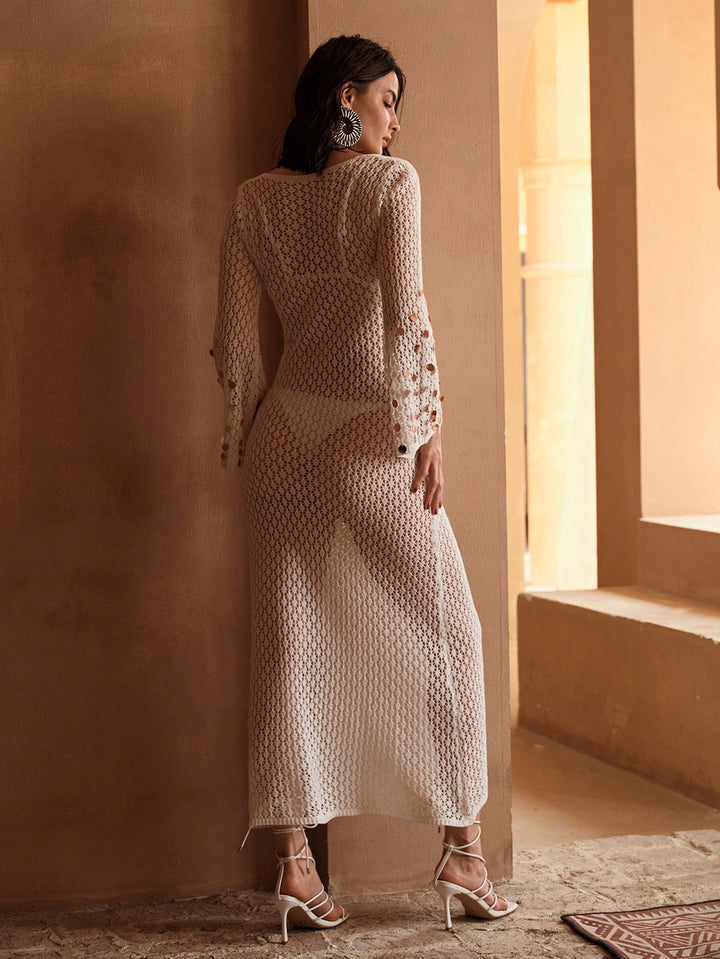 Rochie de plajă SHEIN, alb