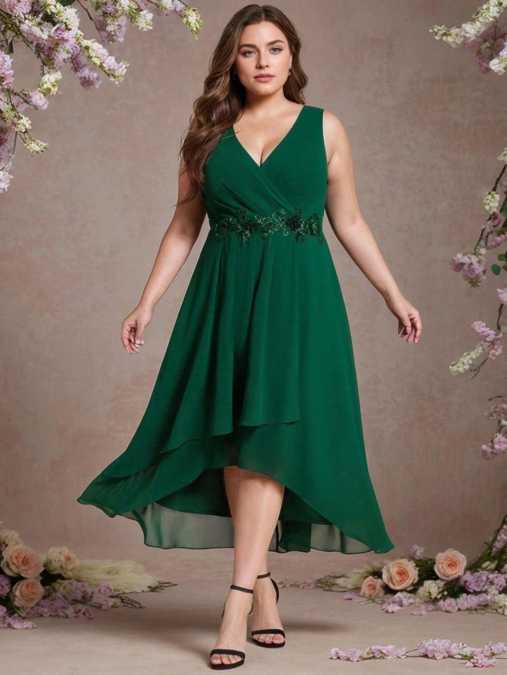 Rochie midi SHEIN, verde