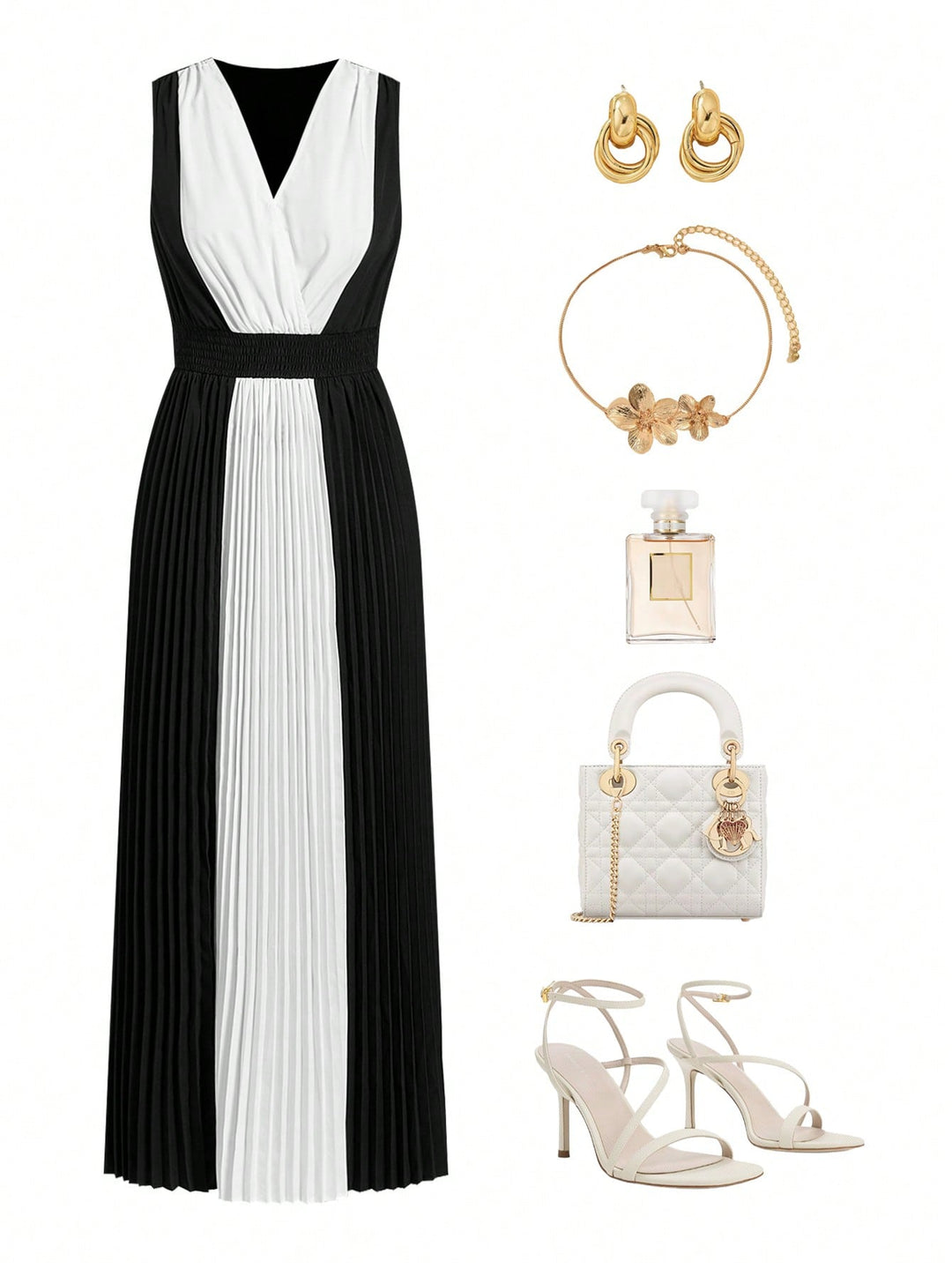 Rochie maxi SHEIN, mix culori