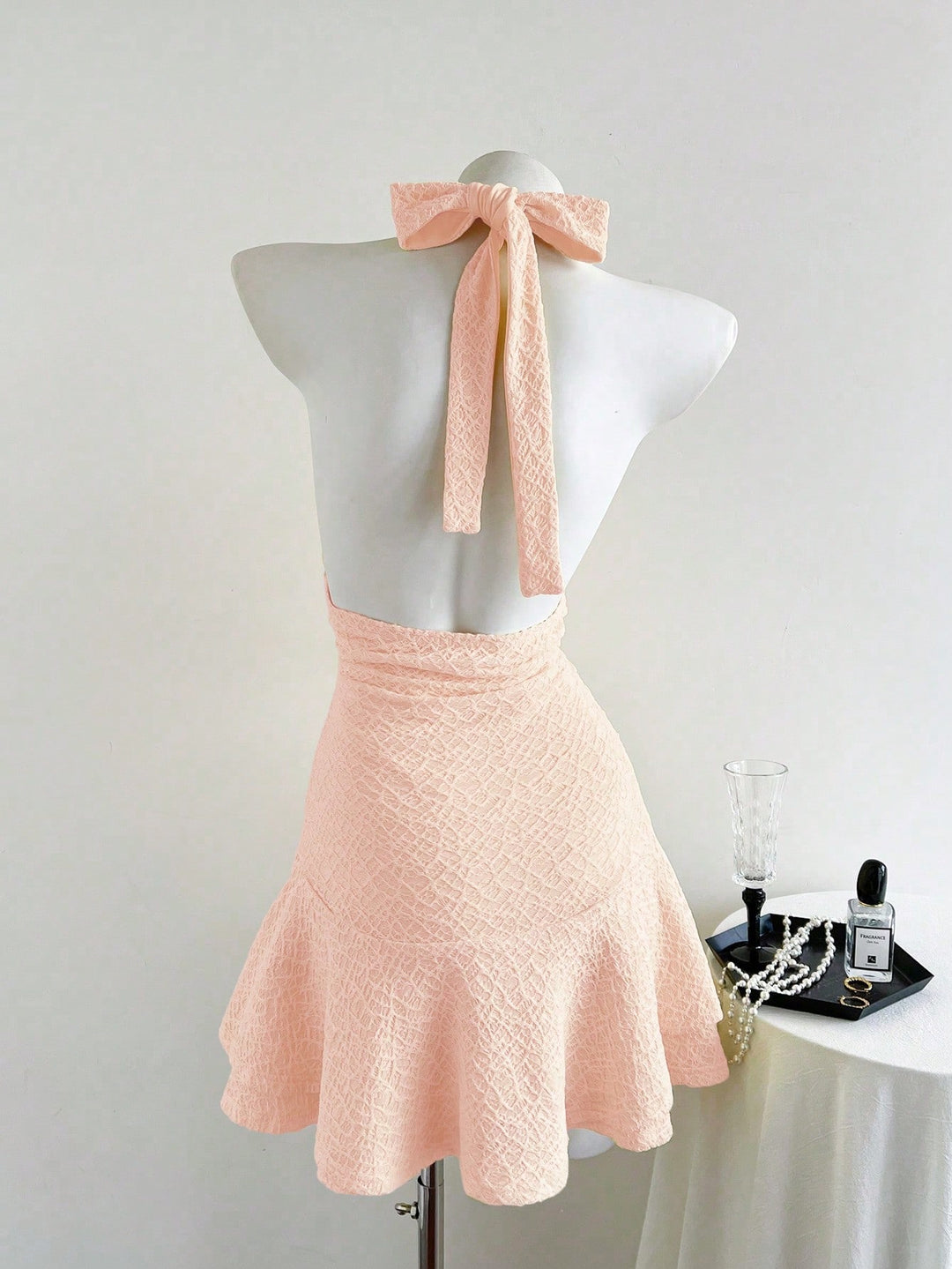 Shein mini ruha, rózsaszín