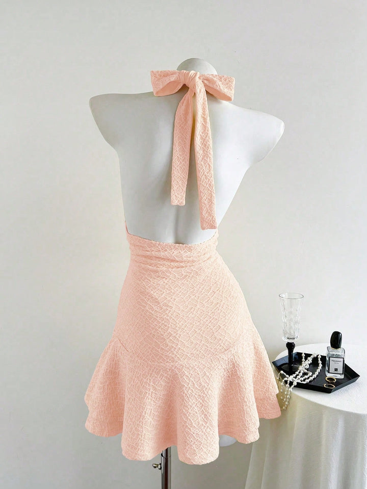 Shein mini ruha, rózsaszín