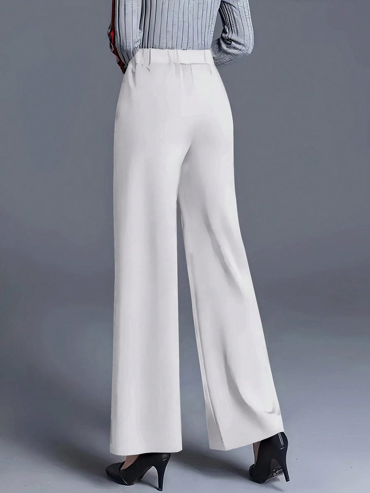 Pantaloni SHEIN, alb