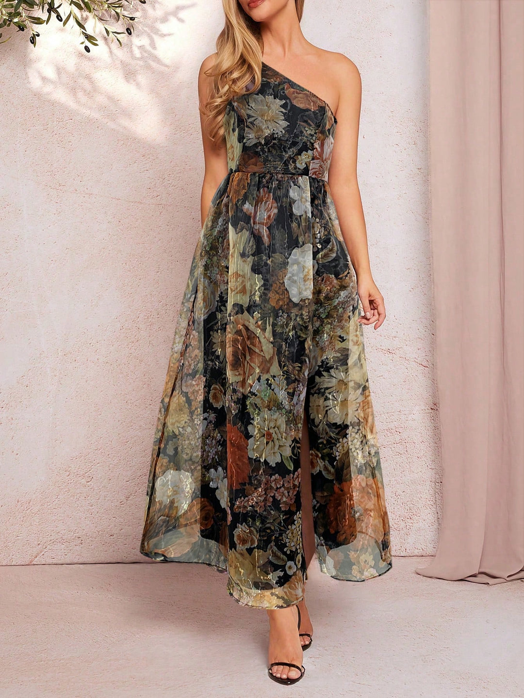 Rochie maxi SHEIN, mix culori