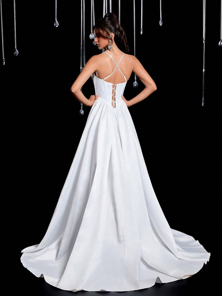 Rochie de mireasă SHEIN, alb