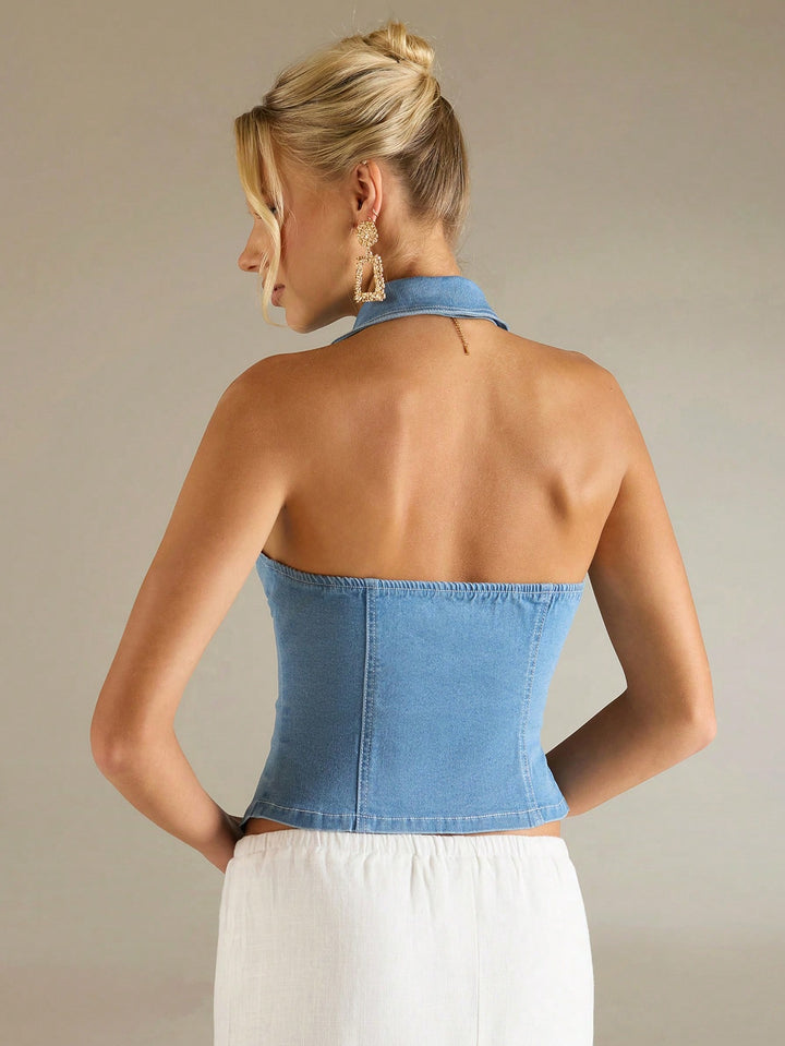 Top SHEIN, albastru