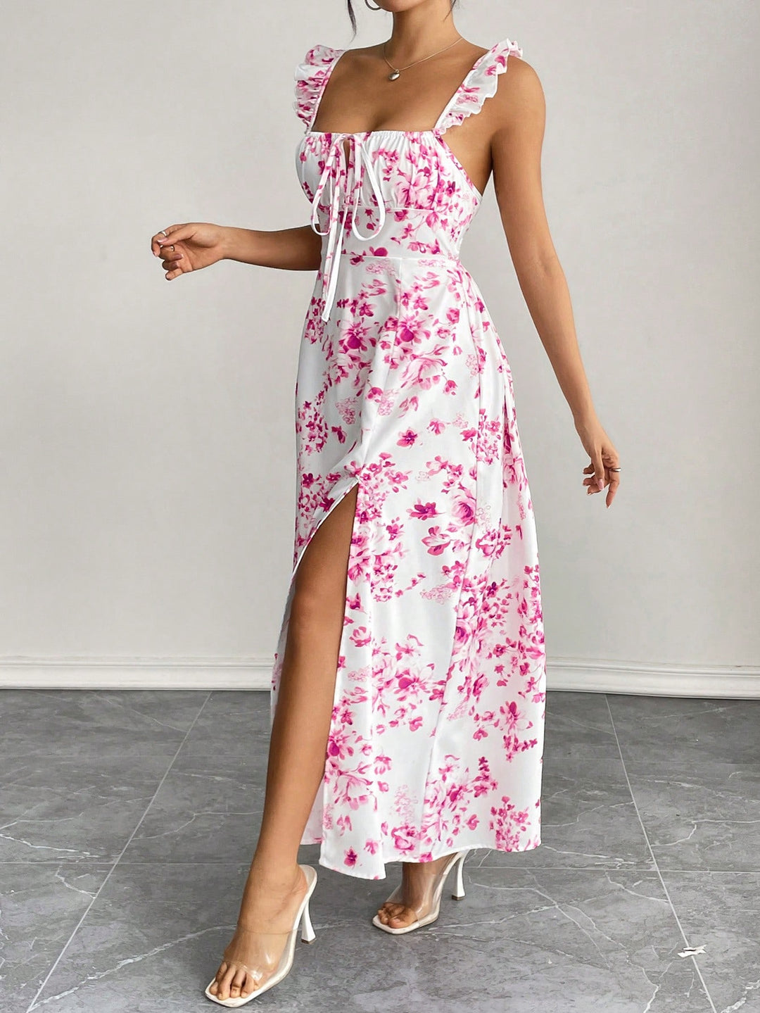 Rochie maxi SHEIN, mix culori