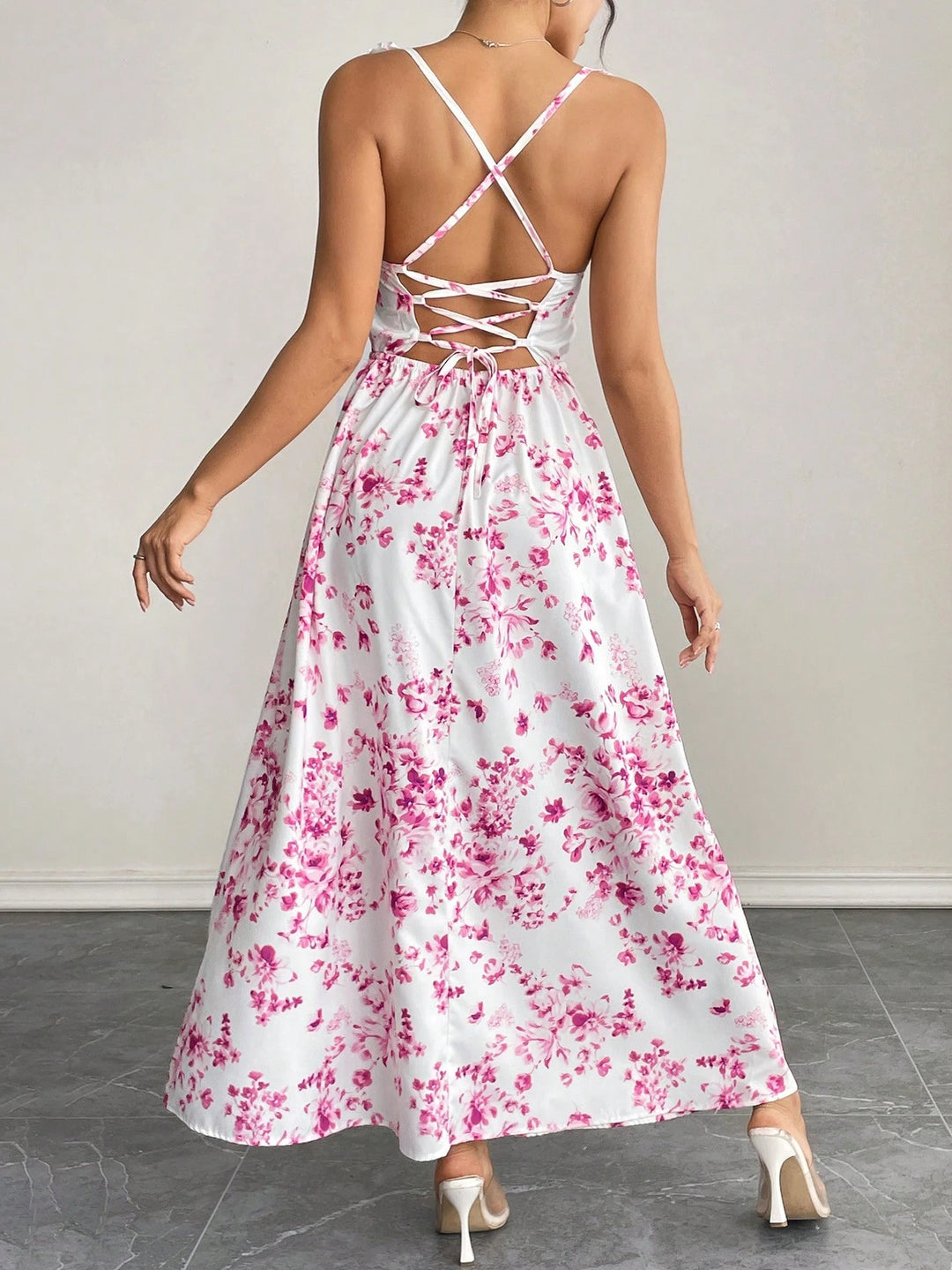 Rochie maxi SHEIN, mix culori