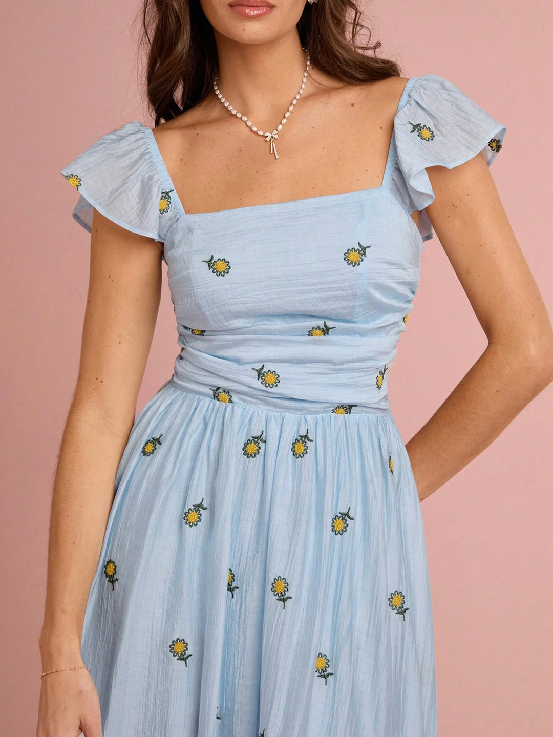 Rochie maxi SHEIN, albastru