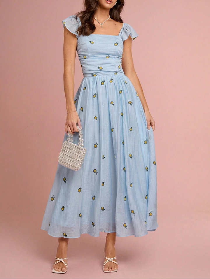 Rochie maxi SHEIN, albastru
