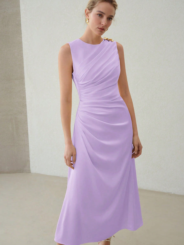 SHEIN midi ruha, lila