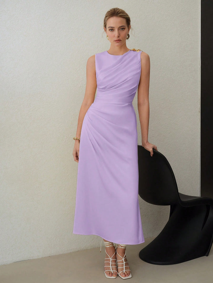 SHEIN midi ruha, lila