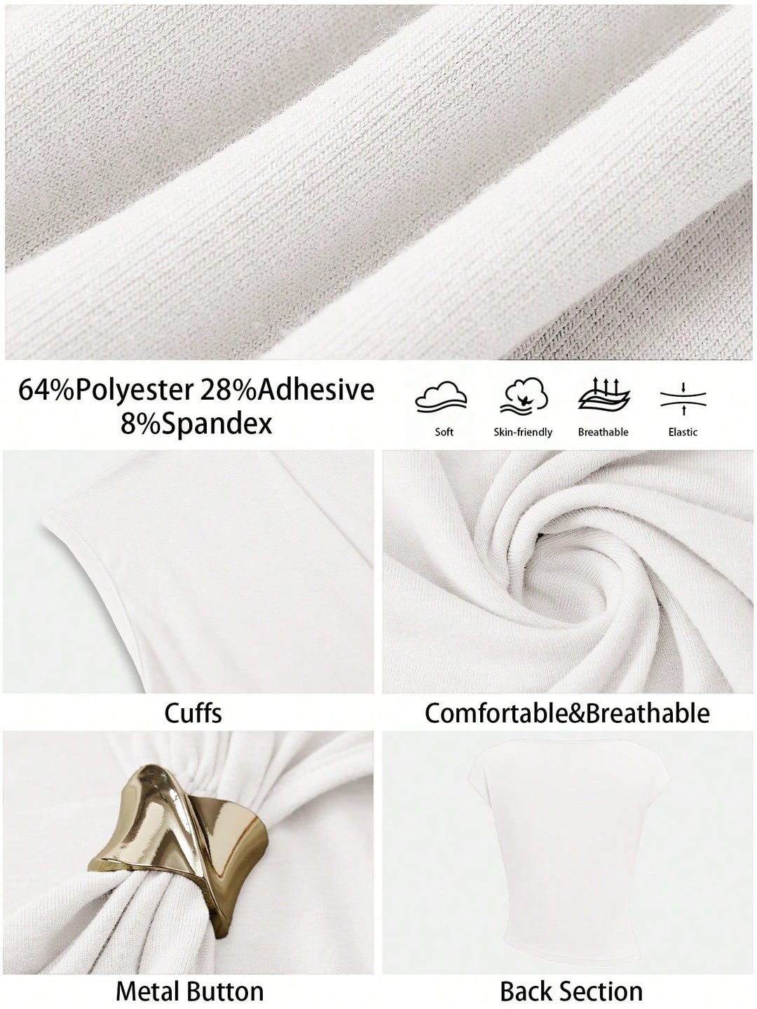 Tricou SHEIN, alb