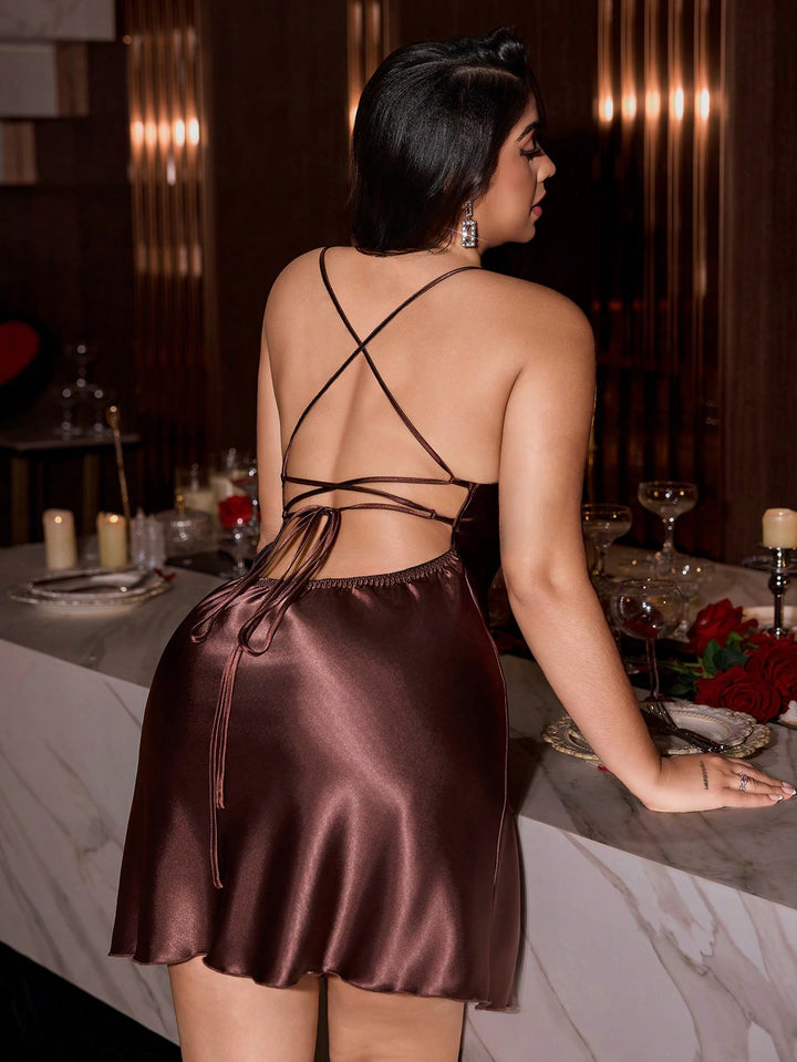 Rochie SHEIN, maro