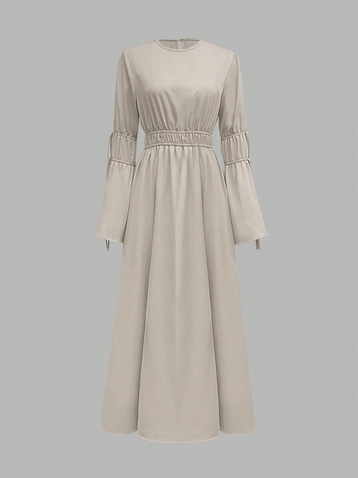 Set caftan și jalabiya SHEIN, kaki