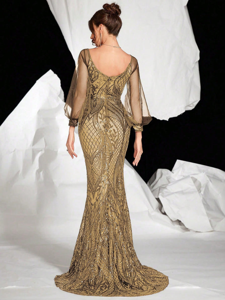 Rochie de ocazie SHEIN, bej