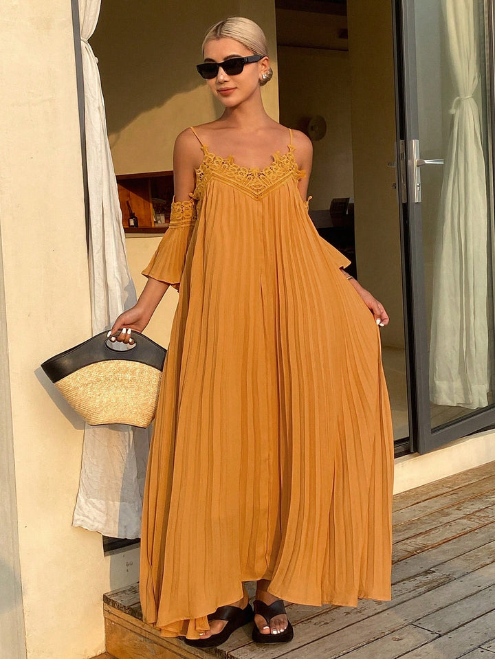 Rochie midi SHEIN, galben