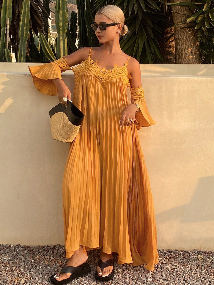 Rochie midi SHEIN, galben
