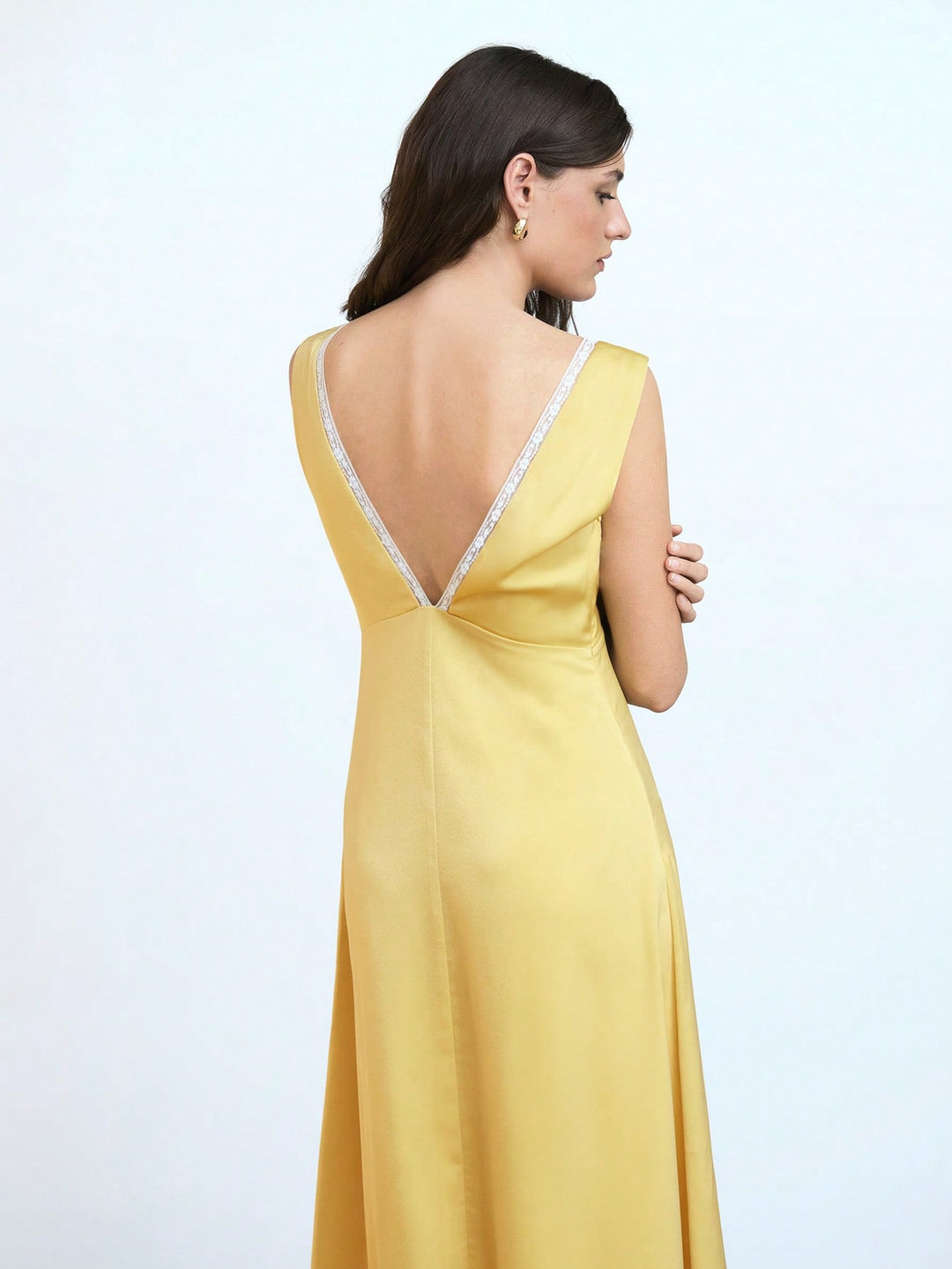 Rochie maxi SHEIN, galben