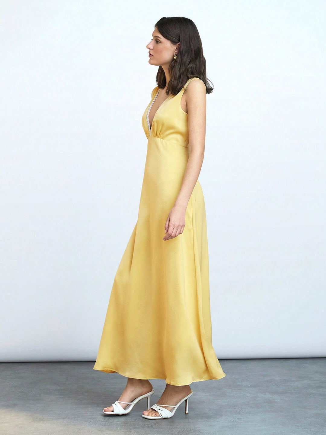 Rochie maxi SHEIN, galben