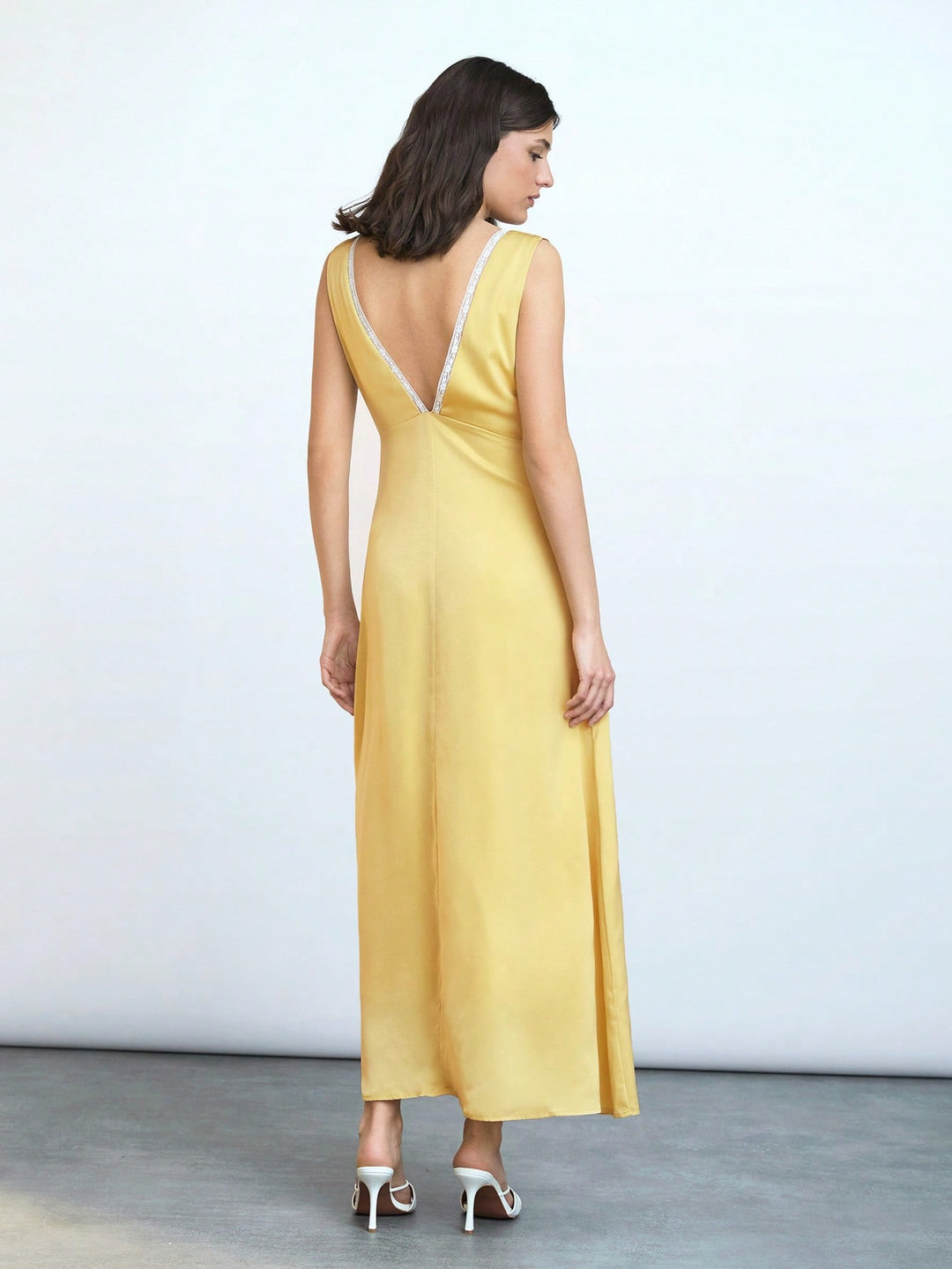 Rochie maxi SHEIN, galben