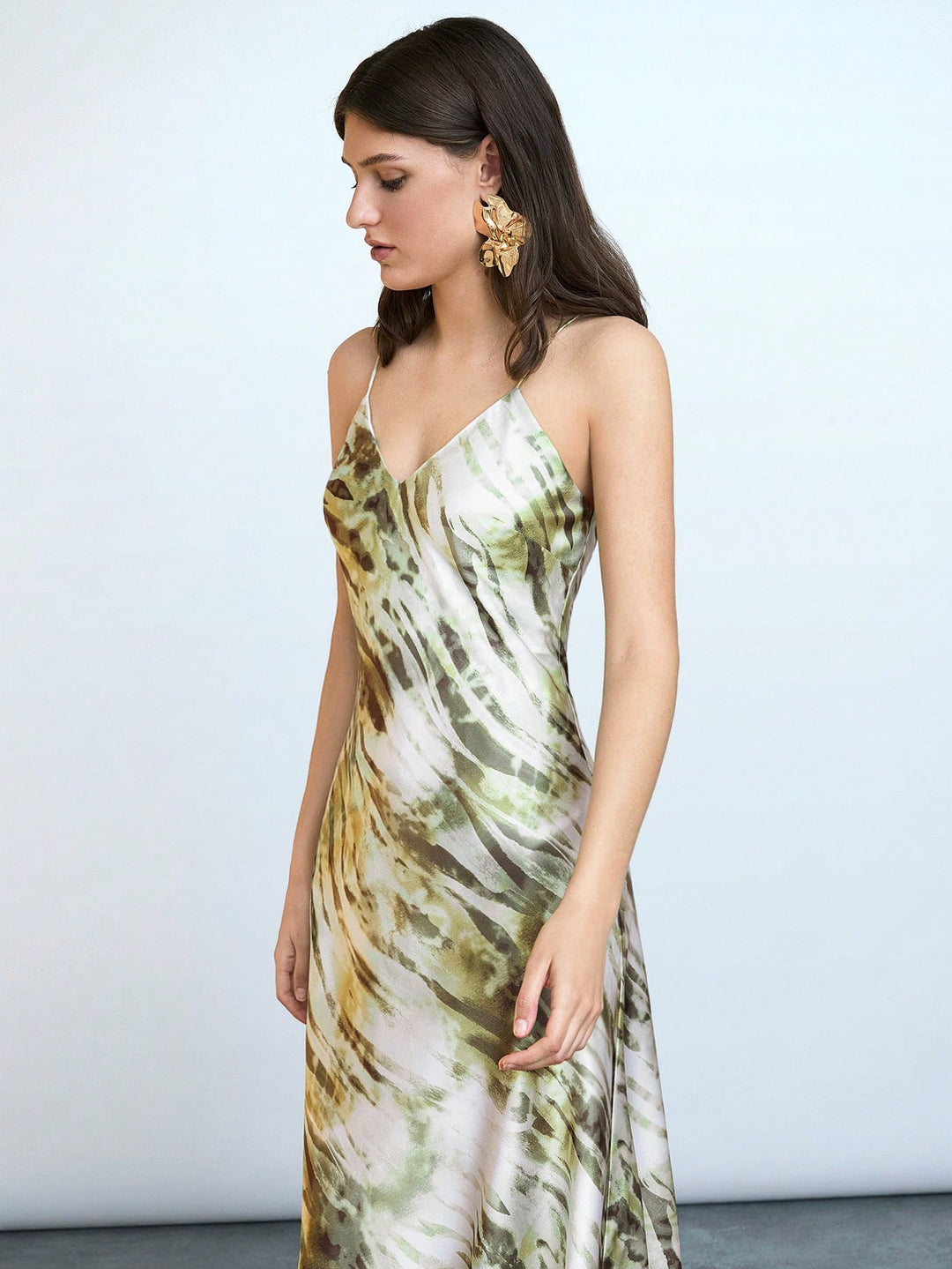 Rochie maxi SHEIN, mix culori