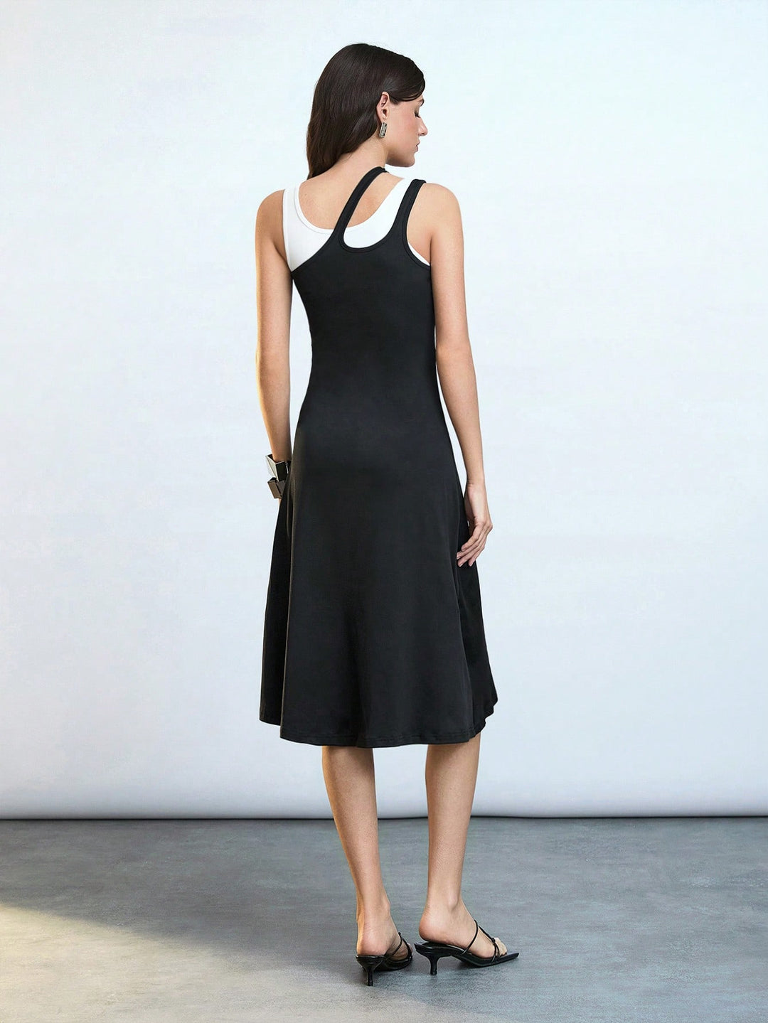 Rochie midi SHEIN, negru