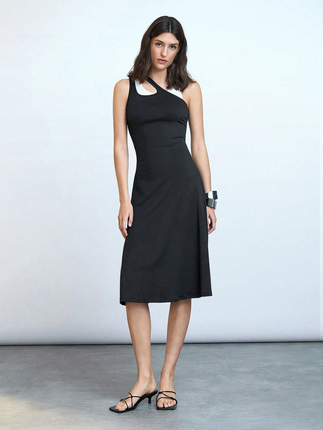 Rochie midi SHEIN, negru