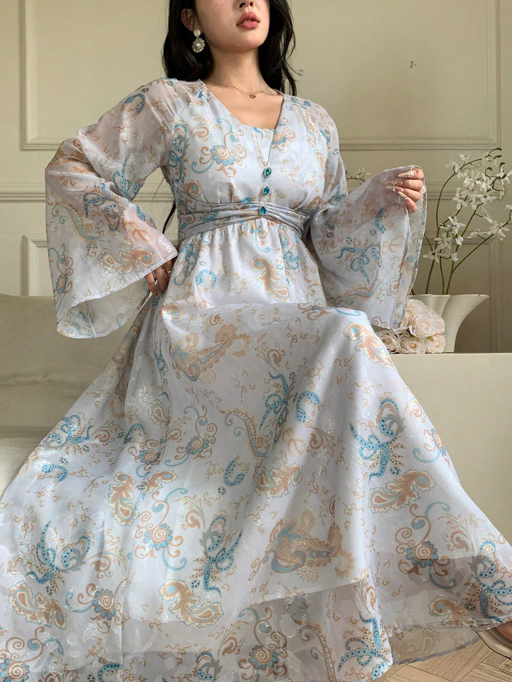 Rochie maxi SHEIN, gri