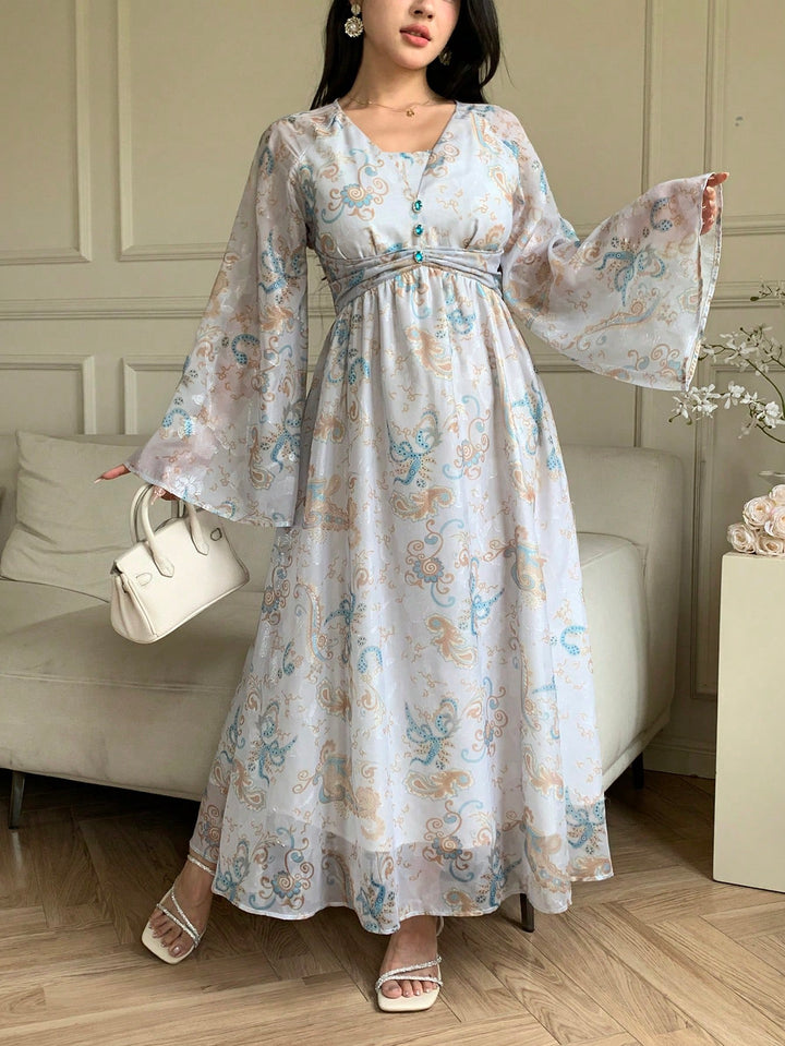 Rochie maxi SHEIN, gri