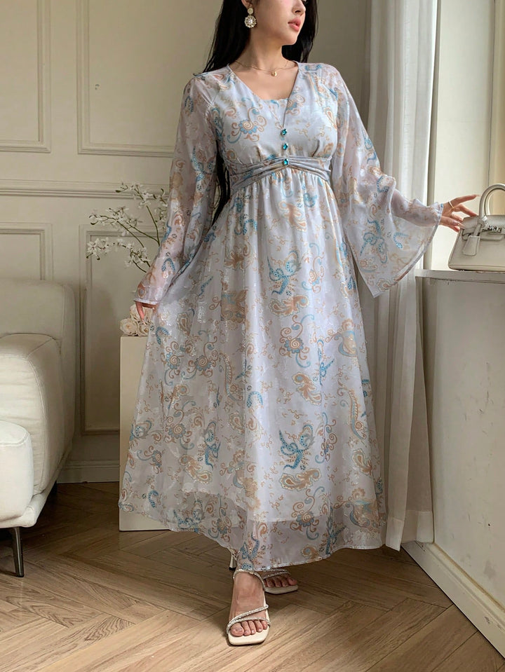 Rochie maxi SHEIN, gri
