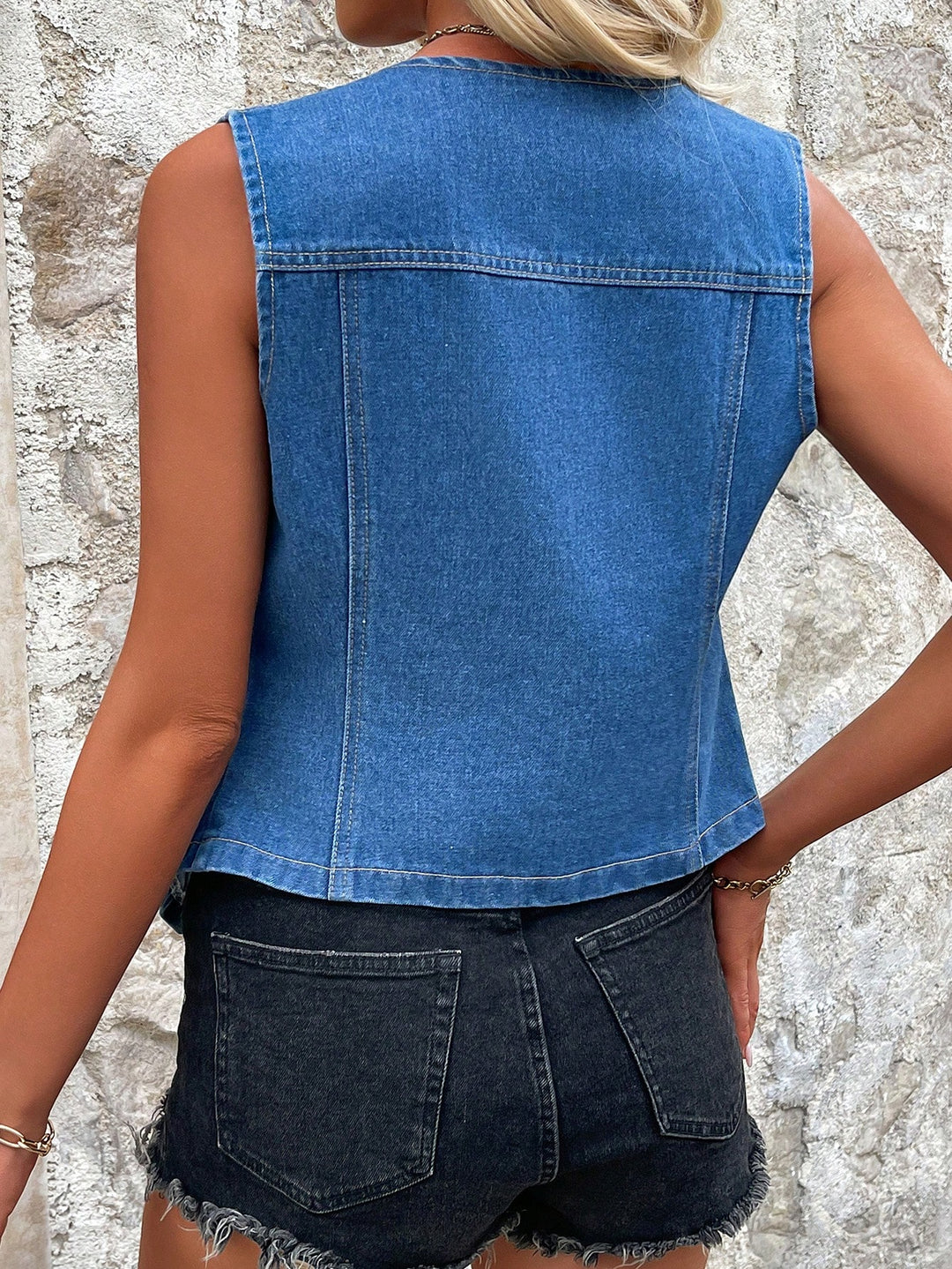 Vesta denim SHEIN
