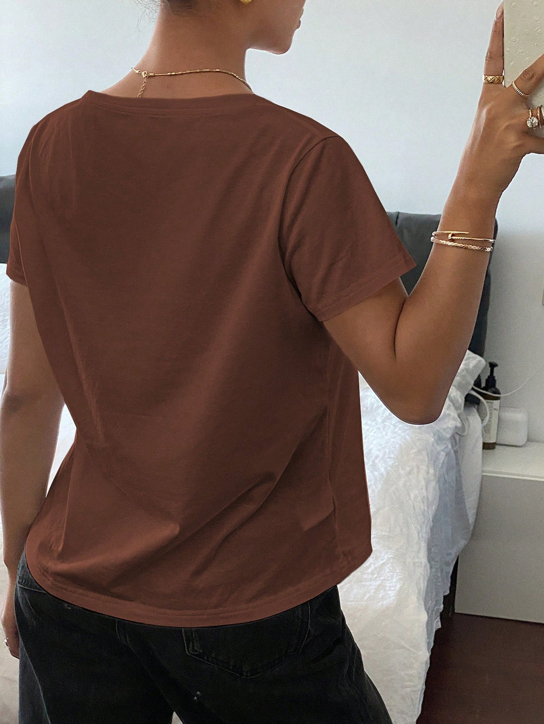Tricou SHEIN, maro
