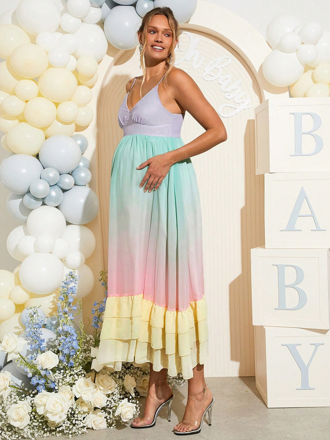Rochie SHEIN, mix culori