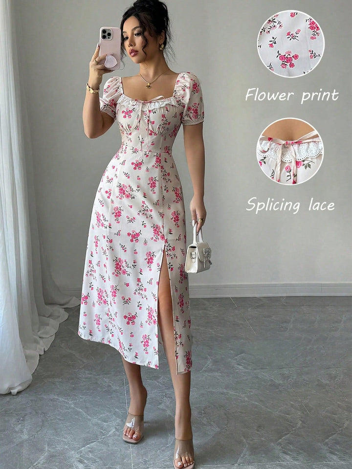 Rochie midi SHEIN, galben